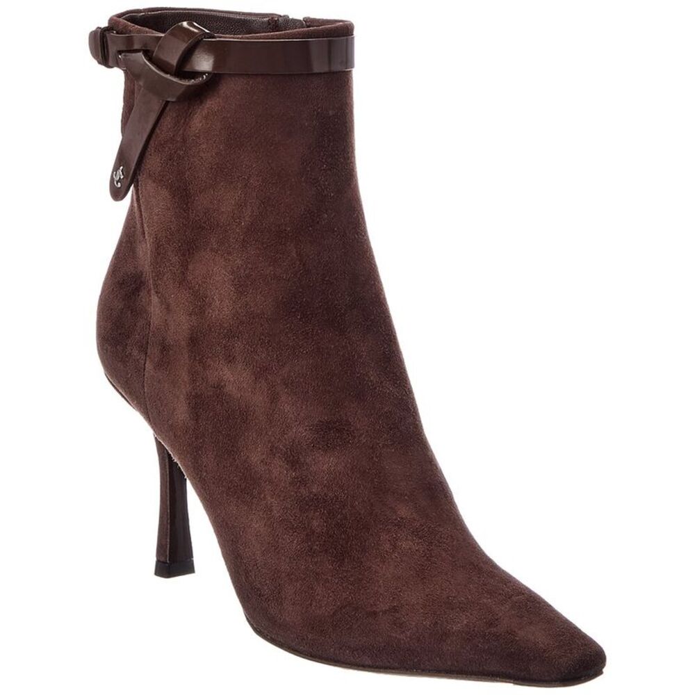 Jimmy Choo Camie 85 Suede Boot, Brown